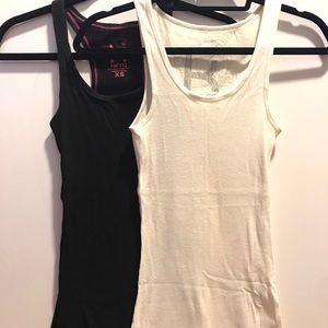 PacSun White and Black Tank Tops